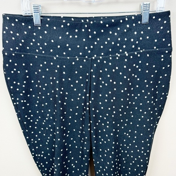 Luxe Slims Black and White Polka Dot Legging Size 14 - 16 - Picture 4 of 6